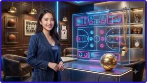Ảnh minh họa tổng quan hệ thống kèo bóng rổ trên nền tảng cá cược trực tuyến