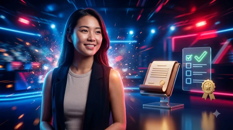 Danh sách kiểm tra và biểu tượng hướng dẫn giúp người dùng tuân thủ quy định dịch vụ
