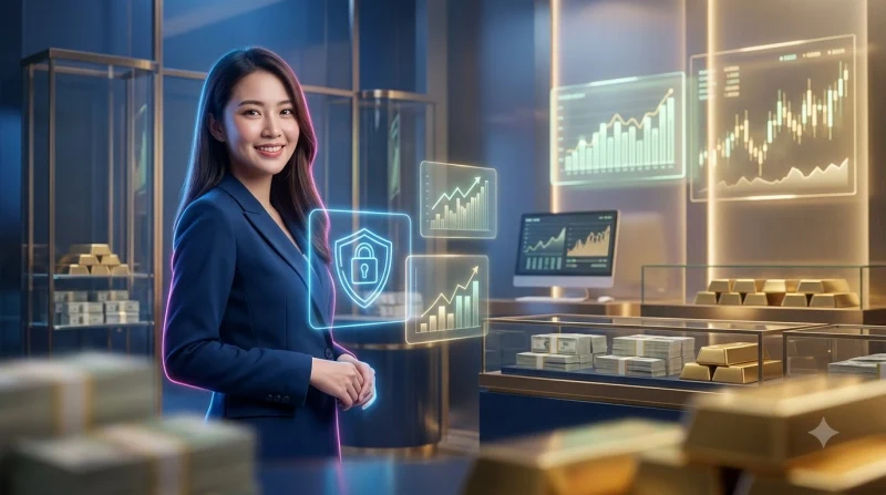 Hình ảnh minh họa môi trường kỹ thuật số an toàn và ổn định