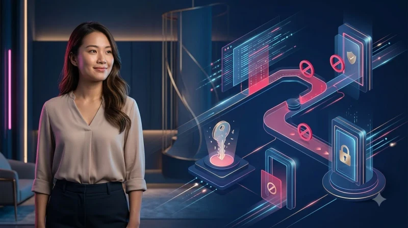 Khiên bảo mật với ổ khóa và các biểu tượng cảnh báo nhỏ thể hiện những lưu ý khi khôi phục mật khẩu TG88