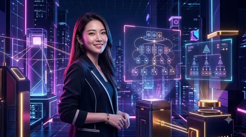 Minh họa bàn chơi mậu binh online với các chi bài được sắp xếp theo thứ tự